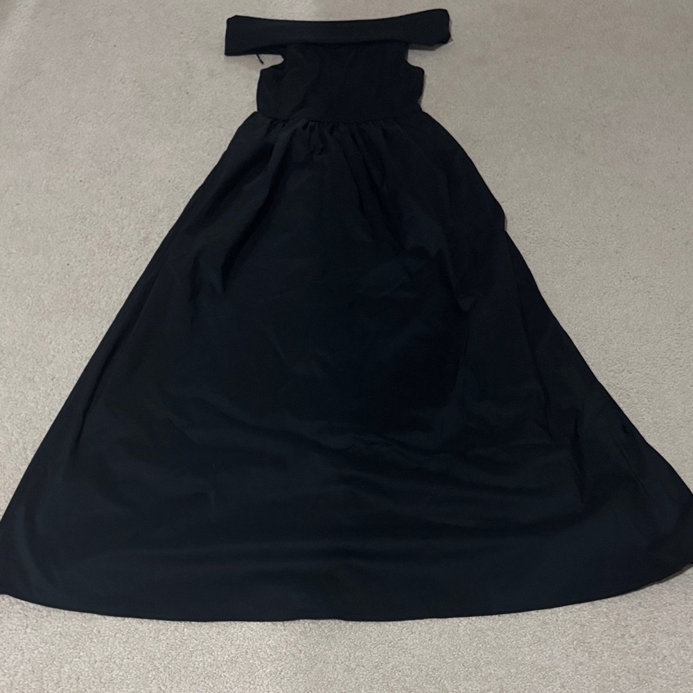 Elegant Black Off-Shoulder Dress